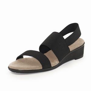 Charleston Shoe Co Hampton Sandal Black NWT